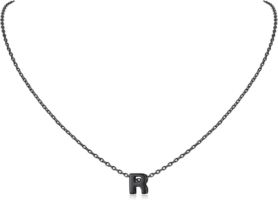 ChicSilver 925 Sterling Silver Initial Necklace for Women Dainty Letter Jewelry Personalized Gift