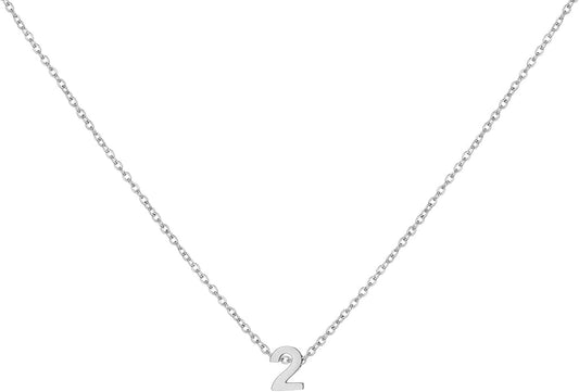 Number Necklace for Women Dainty 18K Gold Plated Pendant Necklace Charm Birth Month Personalized Jewelry Birthday Gift