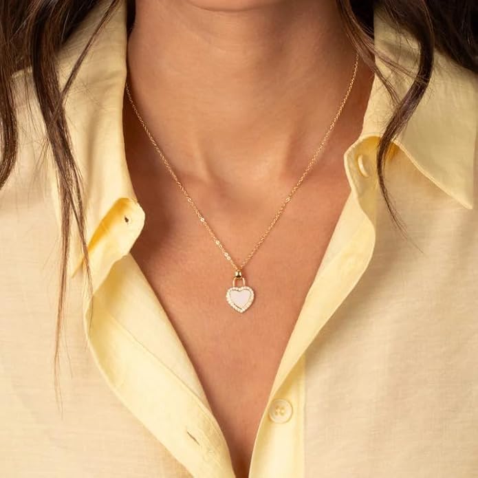 Mother-of-Pearl Gemstone Necklace