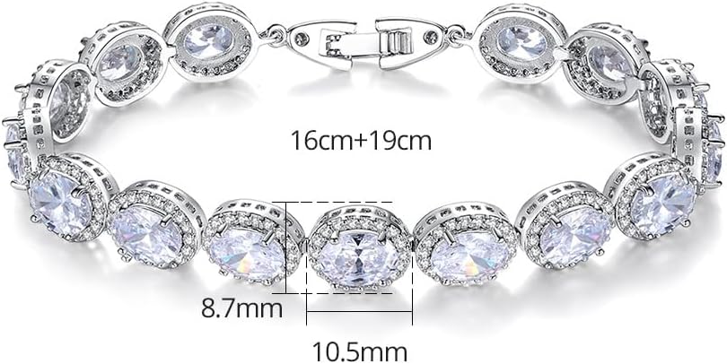 14K Gold Square Moissanite Bracelet, Refined Design for Formal Wear, Adjustable Fit