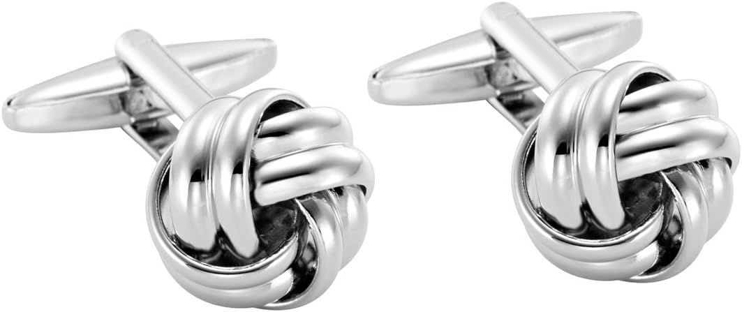 Stunning Mens Nautical Knot Stainless Steel Cufflinks