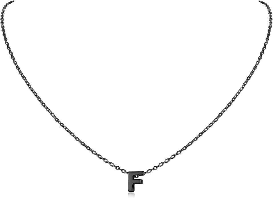 ChicSilver 925 Sterling Silver Initial Necklace for Women Dainty Letter Jewelry Personalized Gift