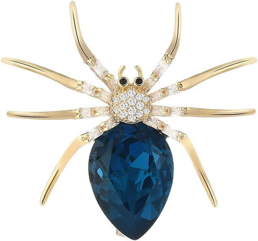 Animal Brooch for Women Rhinestone Brooch Pin 18k Gold Plated Animal Lapel Pin Fashion Jewelry Gift for Mom Wife