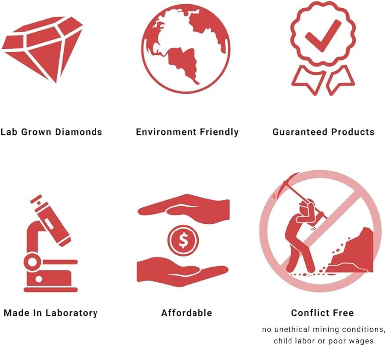 1/2-5 Carat Lab Grown Diamond Solitaire Earrings for Women IGI Certified 14K Gold Push Back Stud Earrings (E-F-G, VS1-VS2, 0.50-5 c.t.w)