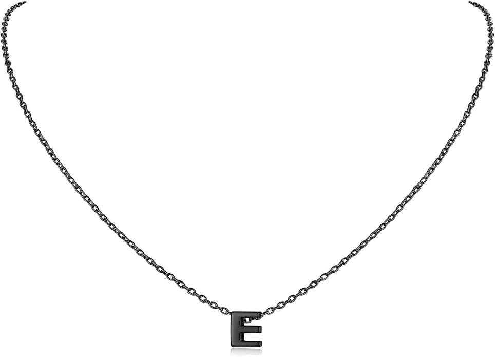 ChicSilver 925 Sterling Silver Initial Necklace for Women Dainty Letter Jewelry Personalized Gift