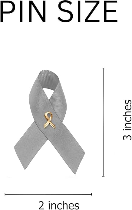 1/2/5/10/25/50/100pcs Satin Awareness Ribbon Pins (Pick your color), for Cancer & Disease Awareness, Bulk Quantities for Fundraising, Events, Gift Giving