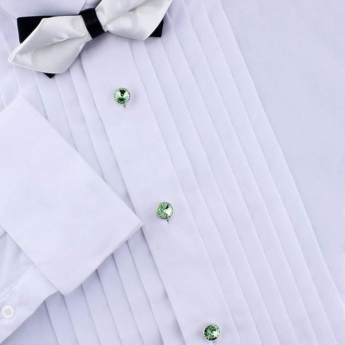 HAWSON Cufflinks for Men with 4/6 pcs Shirt Studs Set, Gift Box Packed, Mens Jewelry or Accessories for Wedding, Party, Anniversary, Birthday