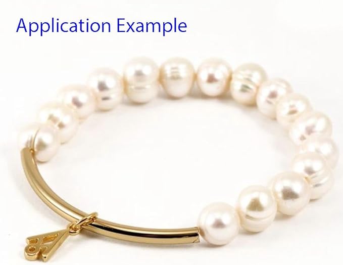 Adabele 2 Strands Real Natural Potato Round White Cultured Freshwater Pearl Loose Beads 8-9mm for Jewelry Craft Making (28 Inch Total) FP4-89