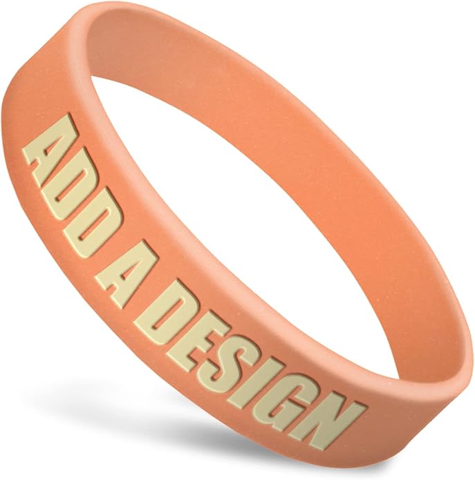 Wide Wristbands | Fully Customizable | Great For Events, Fundraisers & Promotions | 3/4" Wide | 100% Silicone | Available In Bulk