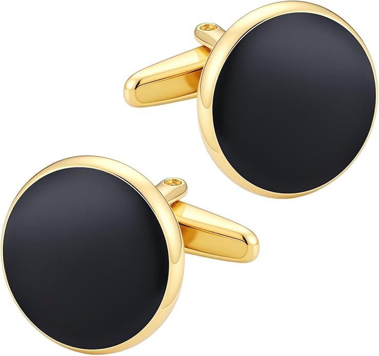 Dannyshi Cufflinks for Men Classic Wedding Business Shirt Cuff Links Set Gifts with Box