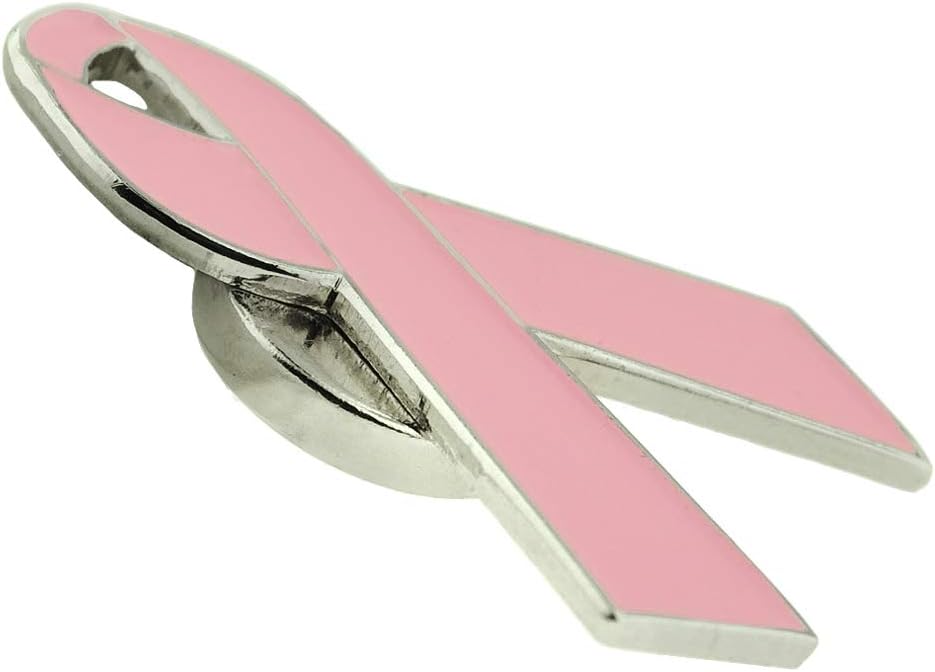 PinMarts Breast Cancer Ribbons and Breast Cancer Awareness Enamel Pins - Perfect Breast Cancer Gifts for Women, Events, Fundraisers, and Breast Cancer Awareness Decoration