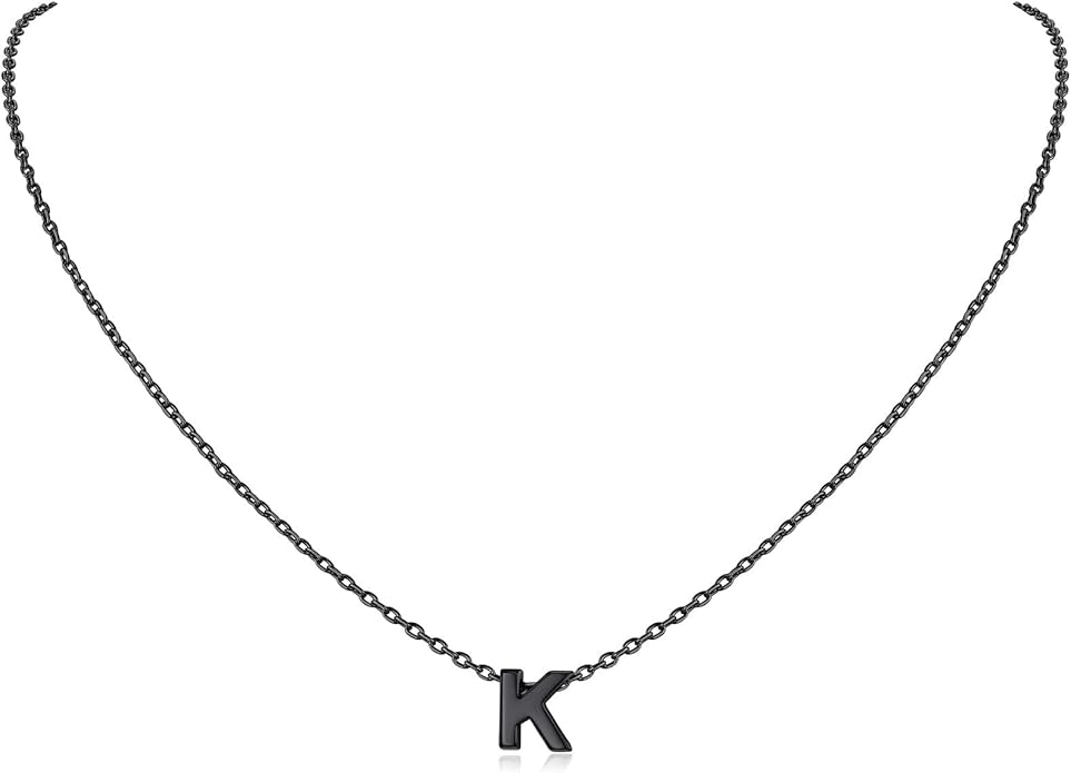ChicSilver 925 Sterling Silver Initial Necklace for Women Dainty Letter Jewelry Personalized Gift