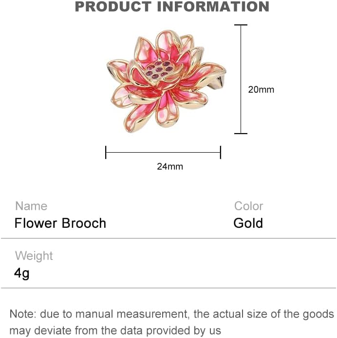 14K Gold Natural Peal Brooch with Lotus Design, High-End Elegant Vintage Chinese Style Accessory, Pearl Flower Brooch, Rhinestone/Crystal Brooches for Women