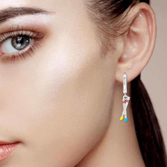 925 Sterling Silver Women Earrings, Sparkling Star and Moon Earrings, Various Hypoallergenic Earrings, Best Gift for Women