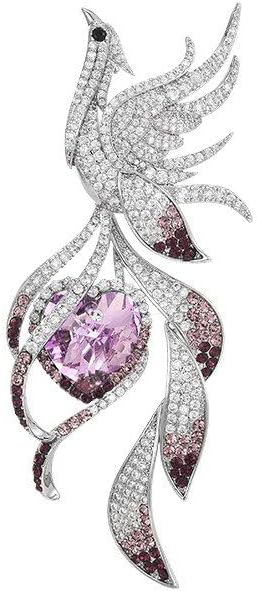 Animal Brooch for Women Girls 18k Gold Plated Animal Brooch Pin Rhinestone Animal Brooch Lapel Pin Jewelry Thanksgiving Day Birthday Wedding Gifts for Mom Wife