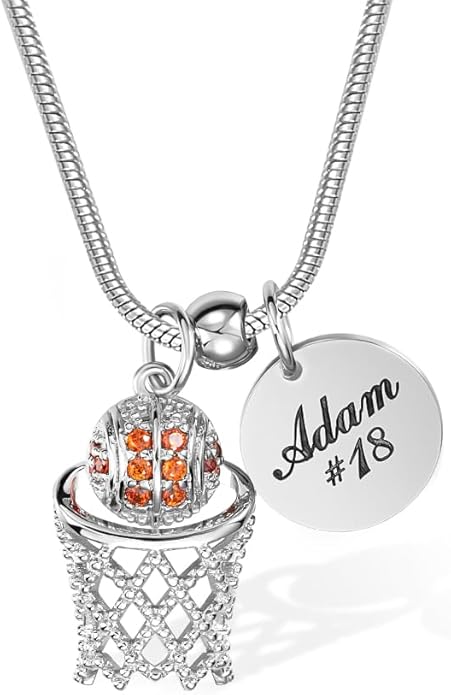 callie Personalized Volleyball|Basketball|Hockey|Baseball|Soccer|Pickleball Necklace - Custom Name & Number, Jewelry Gifts for Sports Lover