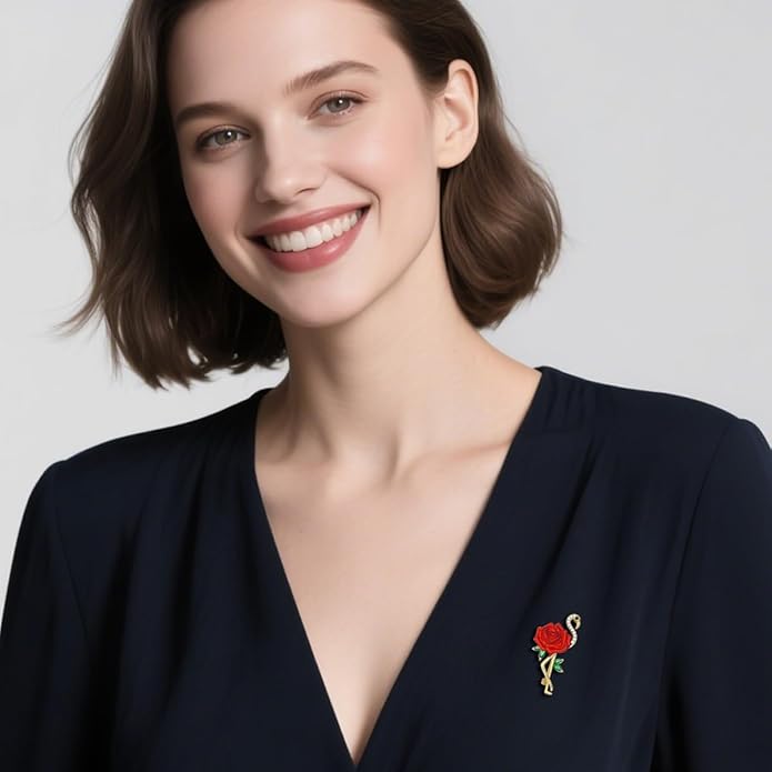 Soumimi Bird Theme Brooch Pin Cute Bird Animal Brooches Accessories Christmas Birthday Gift for Women