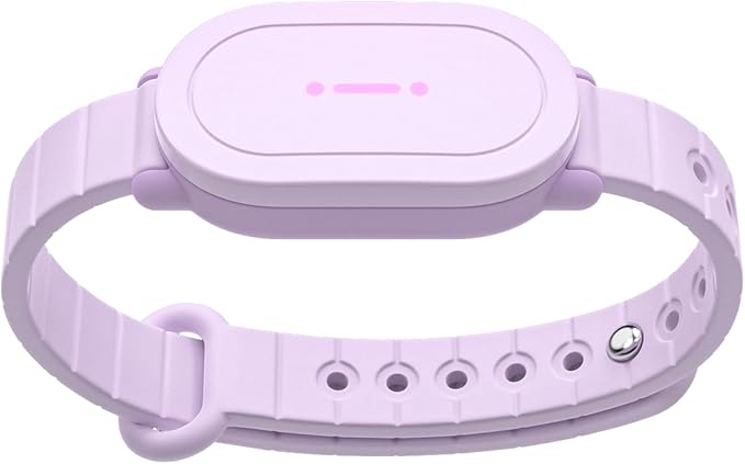 BOND TOUCH 4 POP Long-Distance Relationship Smart Bracelet for Couples to Feel Connected (1 Unit) Long Battery Life, Bluetooth Connection, Haptic Vibration, Compatible with iOS and Android (Lilac)