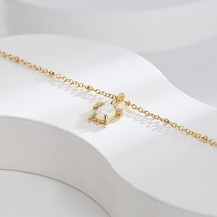 Lit Wall Gold Anklets for Women 18K Gold Plated Adjustable Summer Simple Foot Jewelry Ankle Bracelet for Women