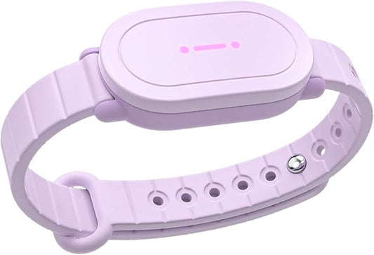 BOND TOUCH 4 POP Long-Distance Relationship Smart Bracelet for Couples to Feel Connected (1 Unit) Long Battery Life, Bluetooth Connection, Haptic Vibration, Compatible with iOS and Android (Lilac)