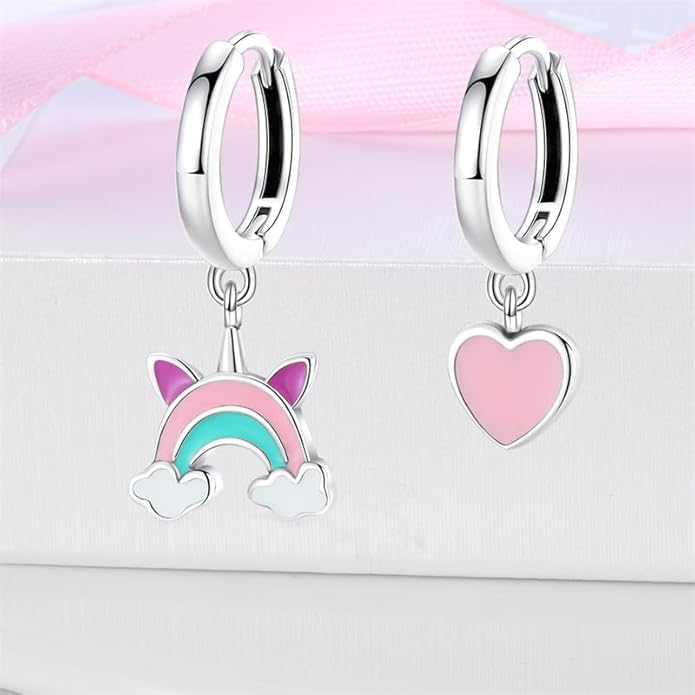 925 Sterling Silver Women Earrings, Sparkling Star and Moon Earrings, Various Hypoallergenic Earrings, Best Gift for Women