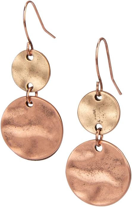 SPUNKYsoul Boho Disc Light Weight Earrings 2 Pack for Women