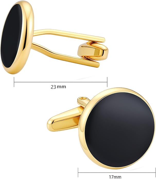Dannyshi Cufflinks for Men Classic Wedding Business Shirt Cuff Links Set Gifts with Box