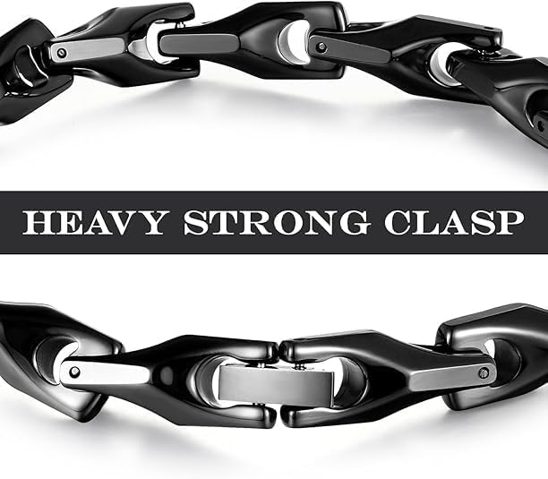 Urban Jewelry Astro Snake 18K Gold plated/Stainless steel Men's Heavy Weight Tungsten Carbide Base Link Necklace Chain