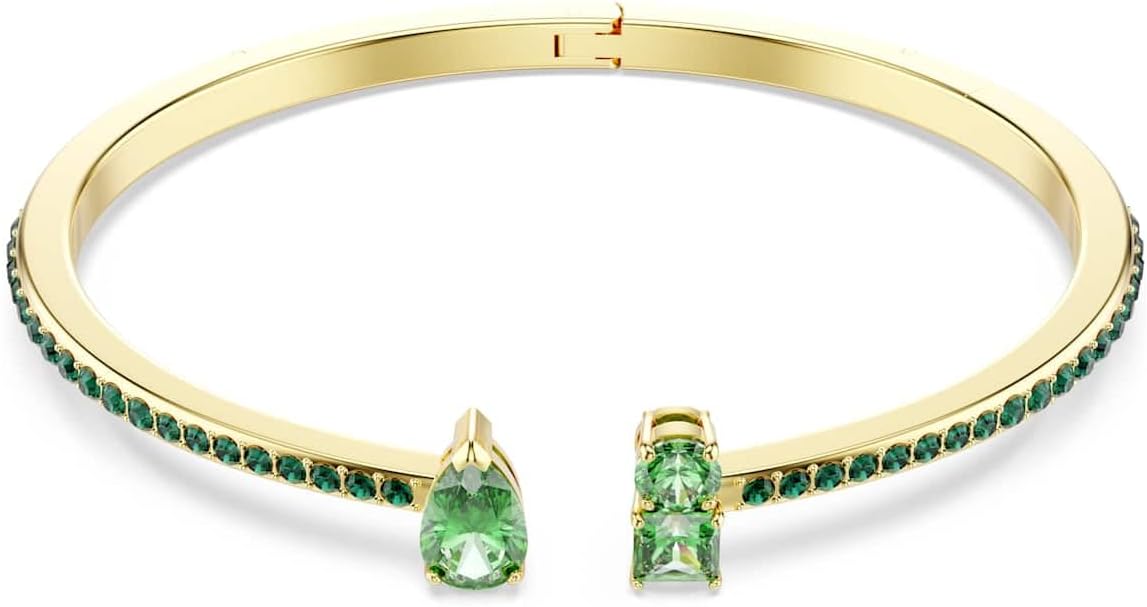 Swarovski Matrix Hoop Earrings, Bracelet, Tack Pin, Multicolored Crystals, Gold-Tone Finish