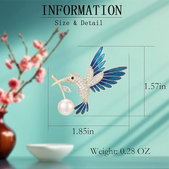 Animal Brooch for Women Girls 18k Gold Plated Animal Brooch Pin Rhinestone Animal Brooch Lapel Pin Jewelry Thanksgiving Day Birthday Wedding Gifts for Mom Wife