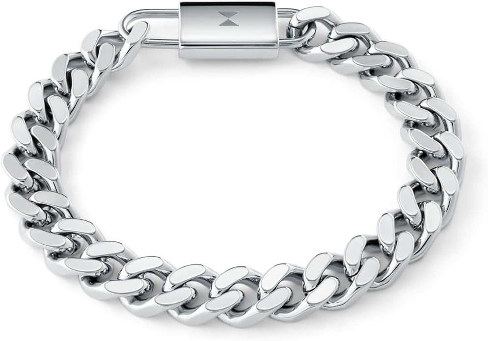 MVMT Men's Jewelry - Fashion Accessory - Stainless Steel 10MM Chain Bracelet