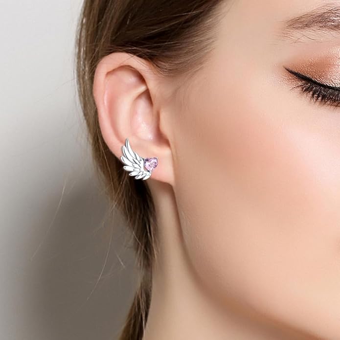 925 Sterling Silver Women Earrings, Sparkling Star and Moon Earrings, Various Hypoallergenic Earrings, Best Gift for Women