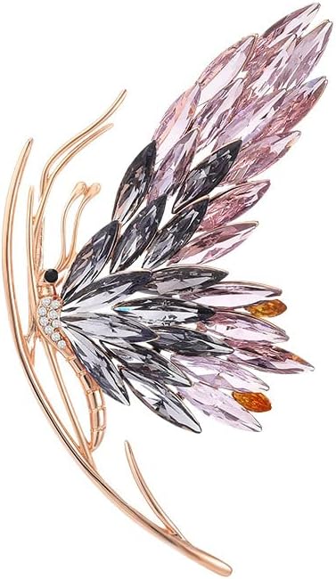 Animal Brooch for Women Girls 18k Gold Plated Animal Brooch Pin Rhinestone Animal Brooch Lapel Pin Jewelry Thanksgiving Day Birthday Wedding Gifts for Mom Wife