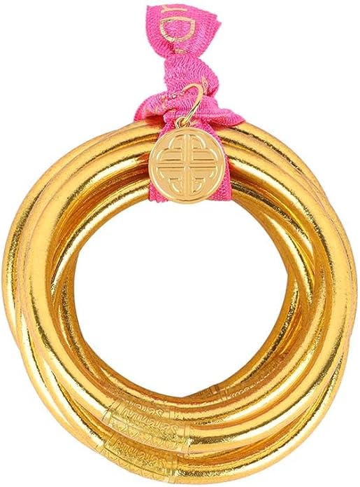 BuDhaGirl Gold All Weather Bangles (AWB) - Serenity Prayer