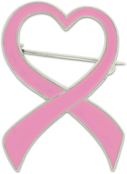 PinMarts Breast Cancer Ribbons and Breast Cancer Awareness Enamel Pins - Perfect Breast Cancer Gifts for Women, Events, Fundraisers, and Breast Cancer Awareness Decoration