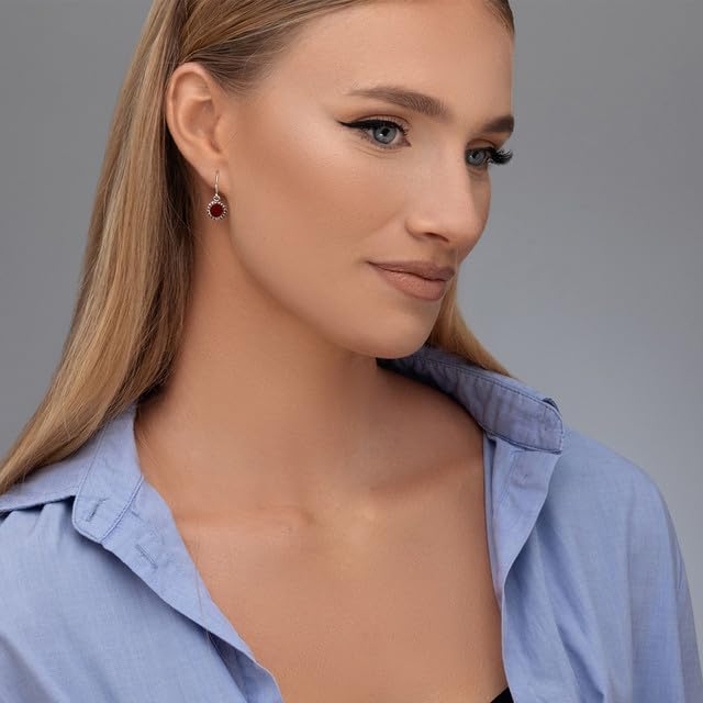 JEAN RACHEL JEWELRY 925 Sterling Silver Dangle Earrings for Women - Rope with Cubic Zirconia Vintage Design - Hypoallergenic, Lead & Nickel Free - Artisan Handcrafted Statement Earrings