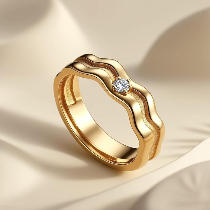 Rikelus Moissanite Engagement Ring Sets for Couples,10K 14K 18K Solid Gold Heart/Princess/Round Cut Bridal Ring Sets,Customized Matching Wedding Bands Set for Men and Women Free Engraving