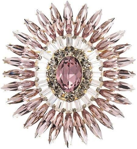 Rhinestone Brooch for Women Rhinestone Brooches Pins Crystal Lapel Pin Jewelry Christmas Valentine's Day Gift for Wife Girlfriend