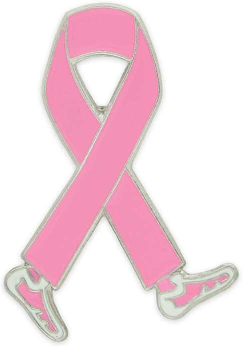 PinMarts Breast Cancer Ribbons and Breast Cancer Awareness Enamel Pins - Perfect Breast Cancer Gifts for Women, Events, Fundraisers, and Breast Cancer Awareness Decoration
