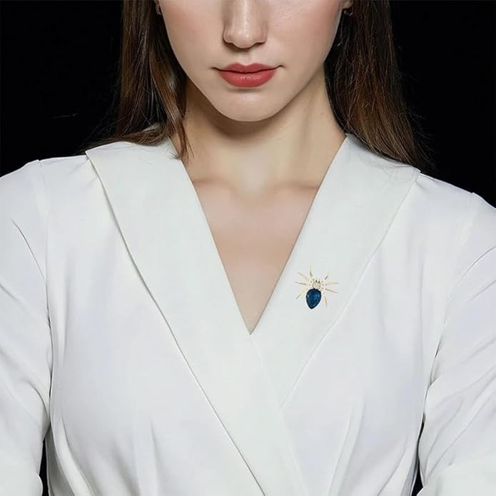 Animal Brooch for Women Rhinestone Brooch Pin 18k Gold Plated Animal Lapel Pin Fashion Jewelry Gift for Mom Wife