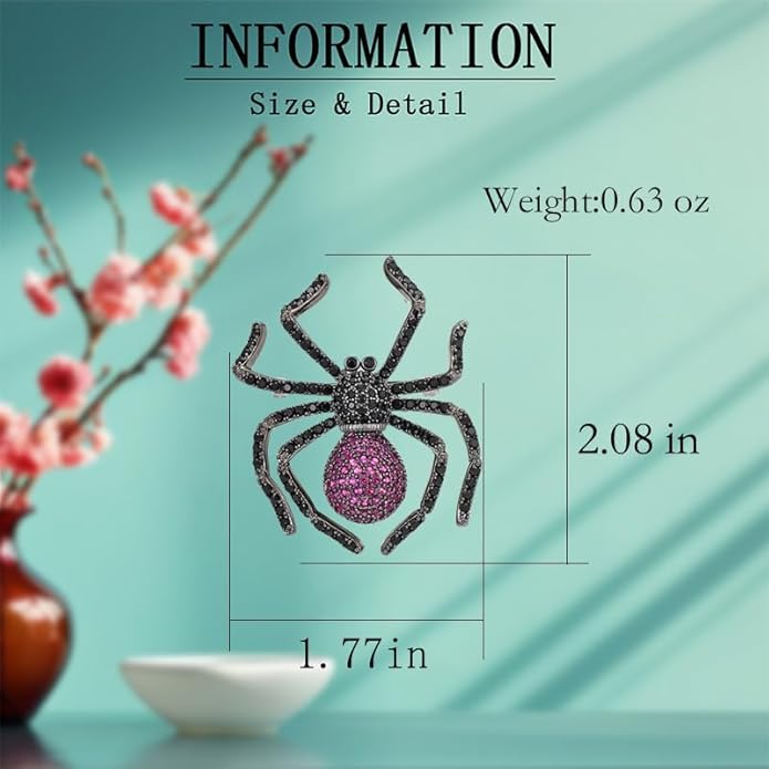 Animal Brooch for Women Girls 18k Gold Plated Animal Brooch Pin Rhinestone Animal Brooch Lapel Pin Jewelry Thanksgiving Day Birthday Wedding Gifts for Mom Wife