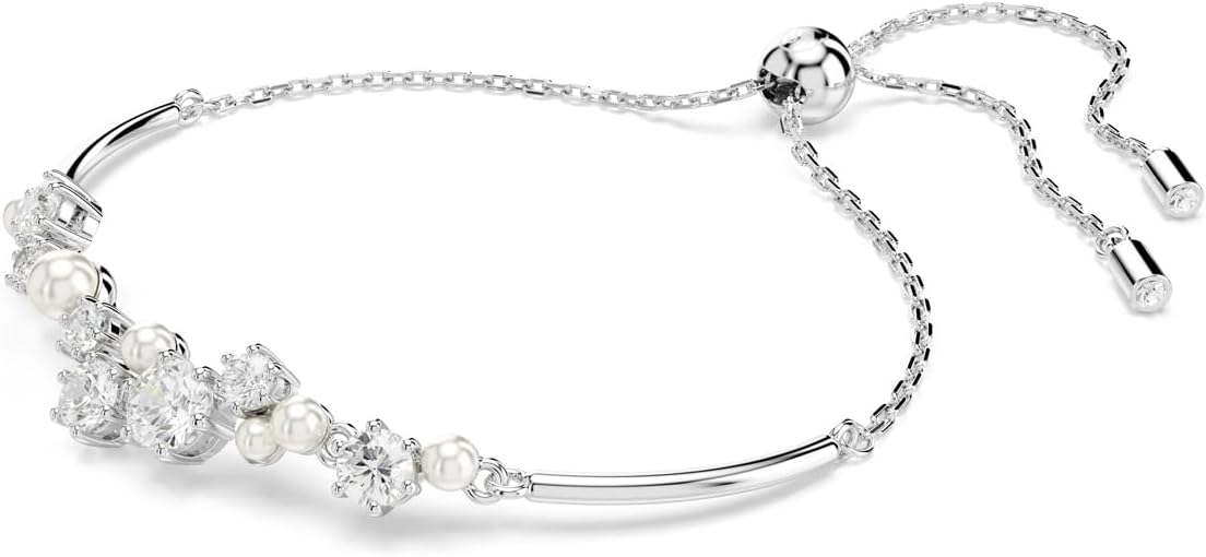 Swarovski Constella Crystal and Pearl Jewelry Collection, Rhodium Finish