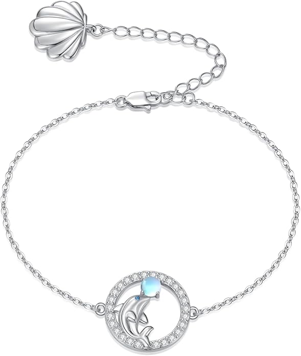Animal Bracelet for Women 925 Sterling Silver Cat/Dolphin/Turtle/Horse Bracelet Jewelry Gifts