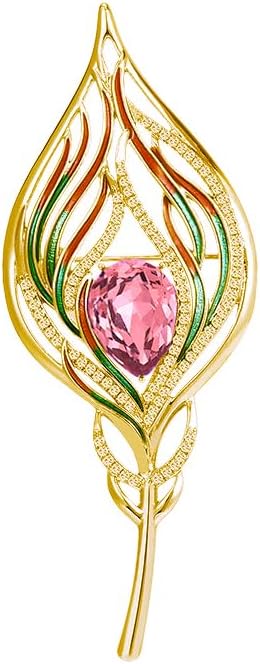 Rhinestone Brooch for Women Rhinestone Brooches Pins Crystal Lapel Pin Jewelry Christmas Valentine's Day Gift for Wife Girlfriend