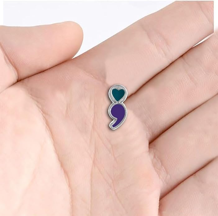 Suicide Awareness and Prevention Pin - Bulk Packs - Variety Pack of Teal & Purple Ribbon Pin Perfect for Support Groups, Gift-Giving and Fundraising
