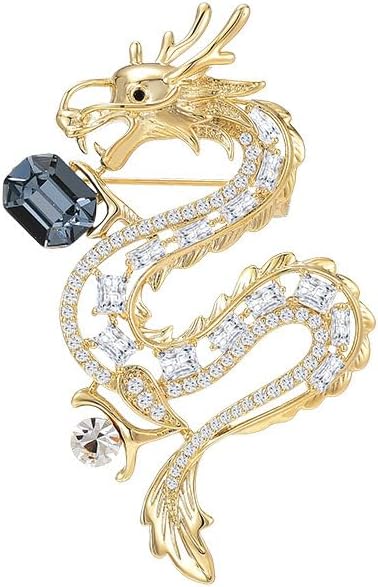 Animal Brooch for Women Girls 18k Gold Plated Animal Brooch Pin Rhinestone Animal Brooch Lapel Pin Jewelry Thanksgiving Day Birthday Wedding Gifts for Mom Wife