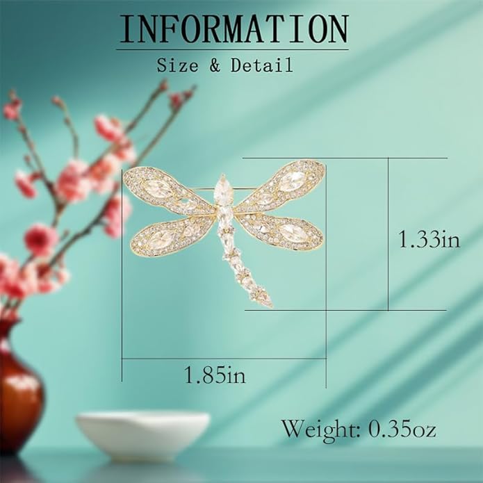 Animal Brooch for Women Girls 18k Gold Plated Animal Brooch Pin Rhinestone Animal Brooch Lapel Pin Jewelry Thanksgiving Day Birthday Wedding Gifts for Mom Wife