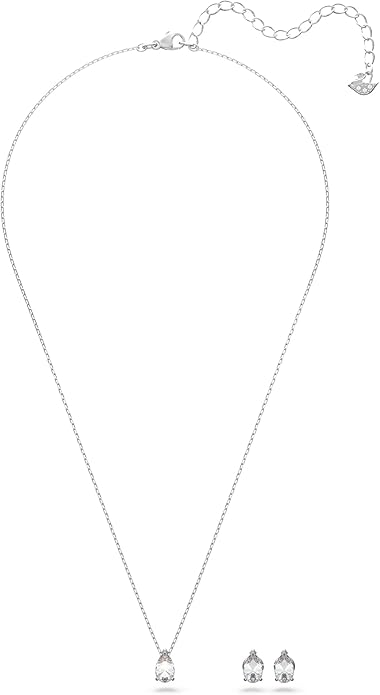 SWAROVSKI Attract Jewelry Set Collection, Blue Crystals, Clear Crystals