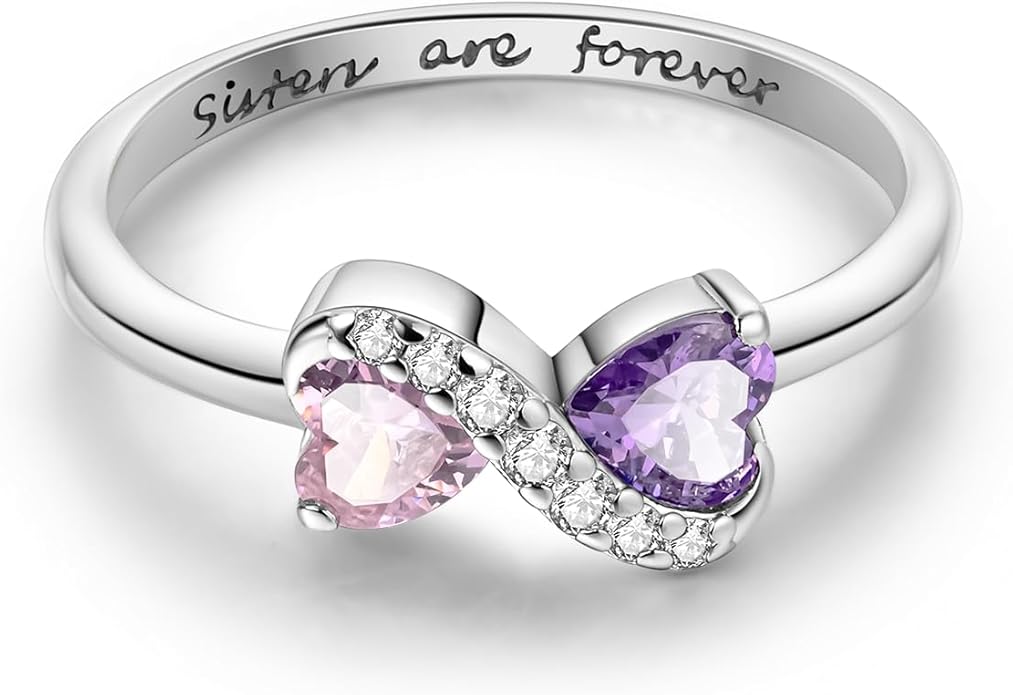 NARMO 925 Sterling Silver Rings for Women Evil Eyes Rings Entwined Line Cubic Zirconia Rings Simple Stackable Finger Rings Engagement Ring Personality Rings Size 6-9