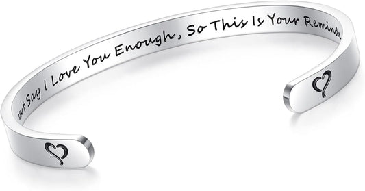 SAM & LORI Personal Bracelets for Teens/Women-Inspirational Jewelry Gifts (Various Designs) for Daughter/Sister/Mom/Friends-Adjustable Bracelet in a Pretty Gift Box